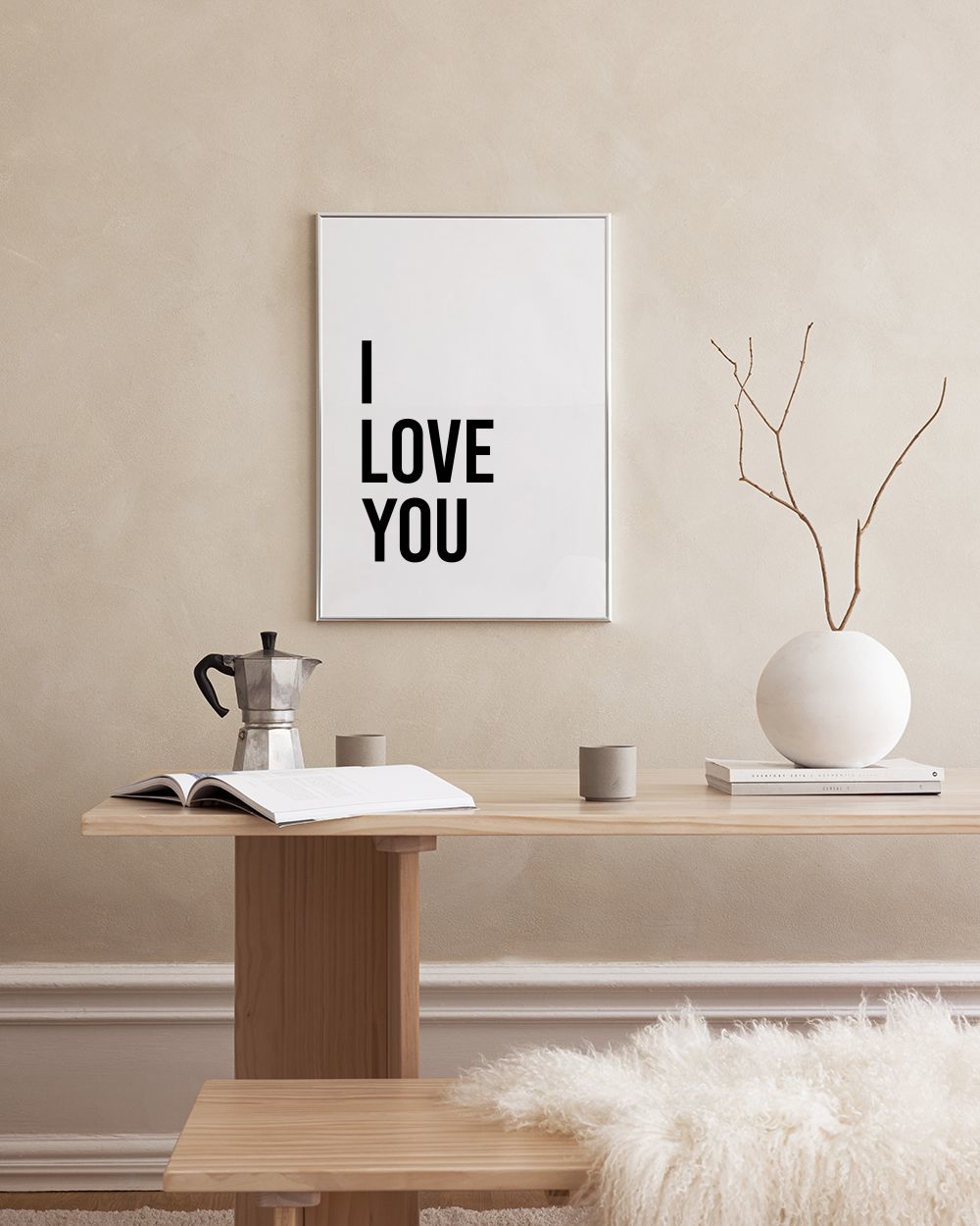 Dear Bed I Love You No2 Print