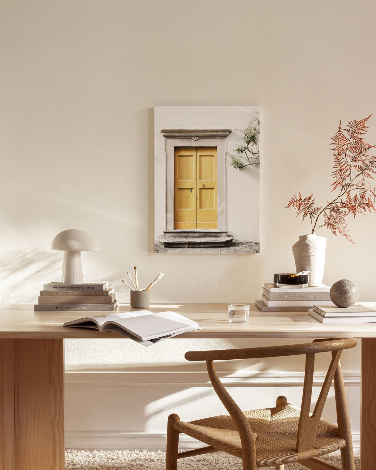 Yellow Door Canvas print