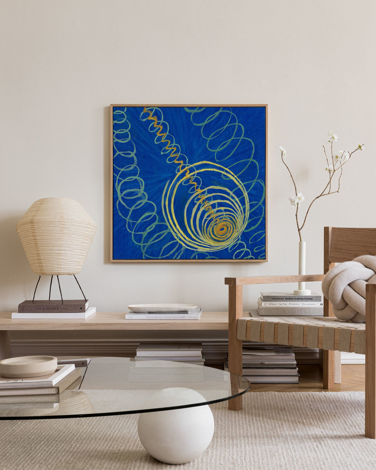 Print - Primordial Chaos, No.16 by Hilma af Klint Canvas print