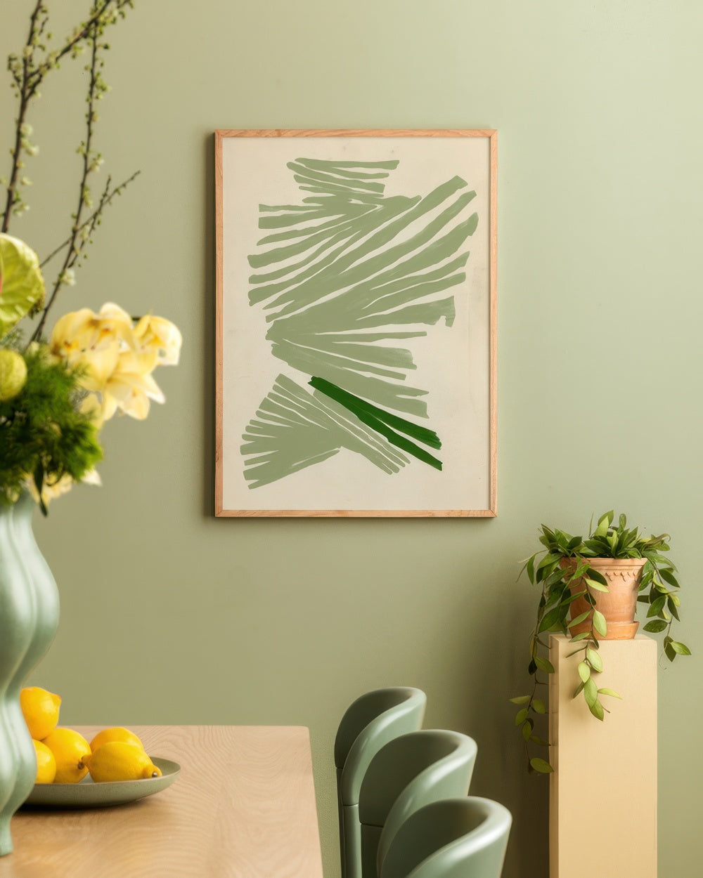 Sylvia Takken - Just Green Print
