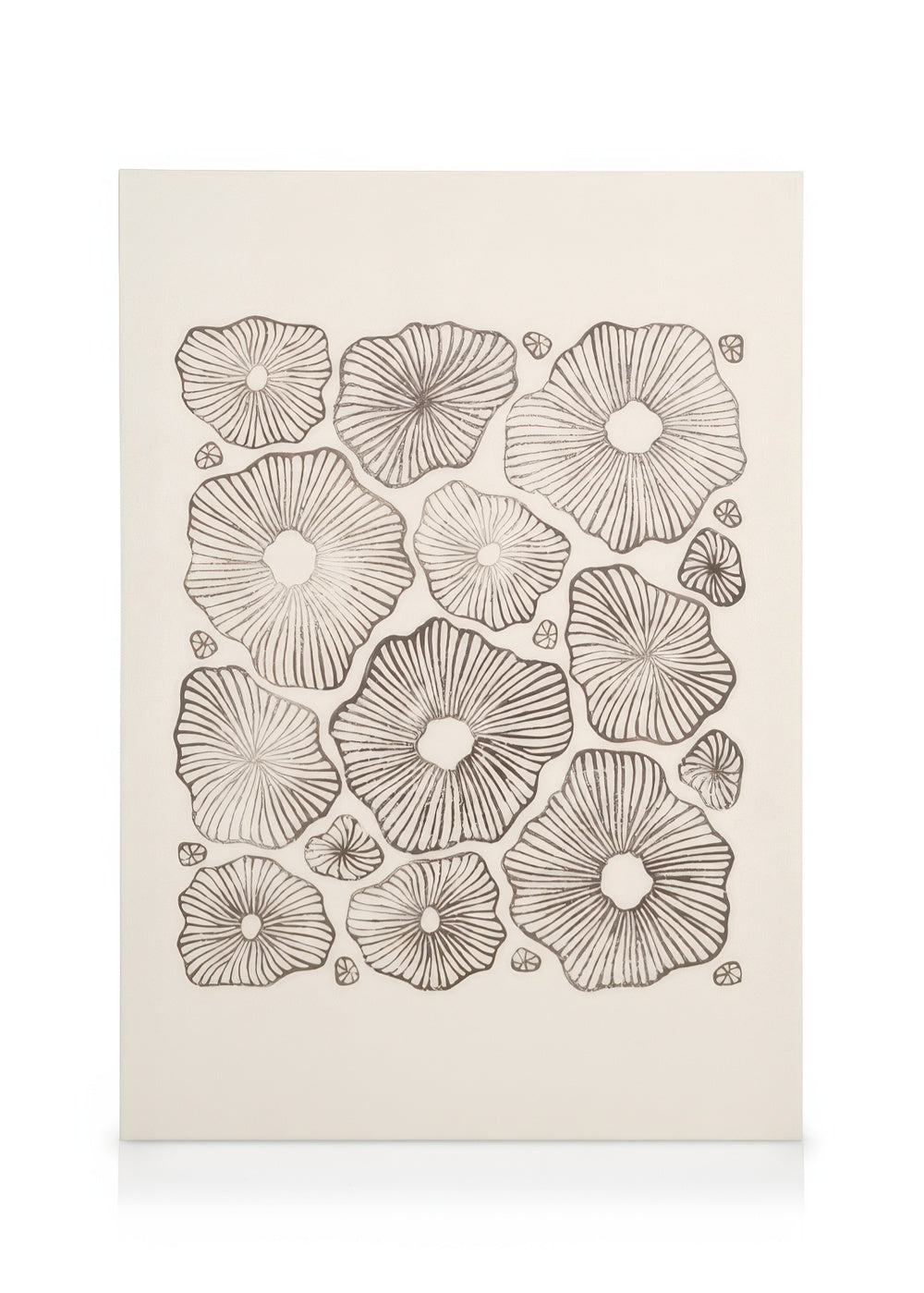 Linocut Exhibition Canvas print