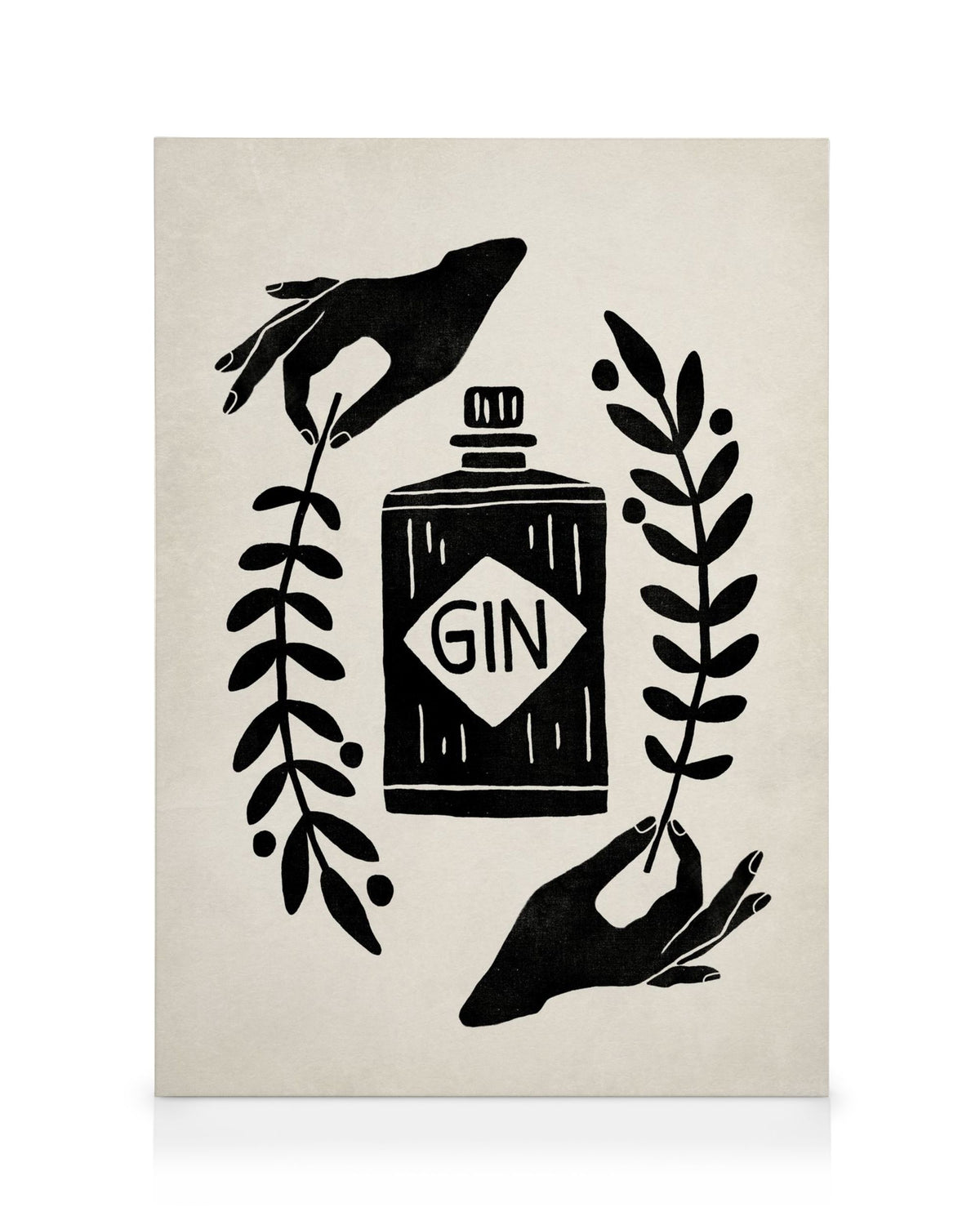 Let the Fun Be Gin Canvas print