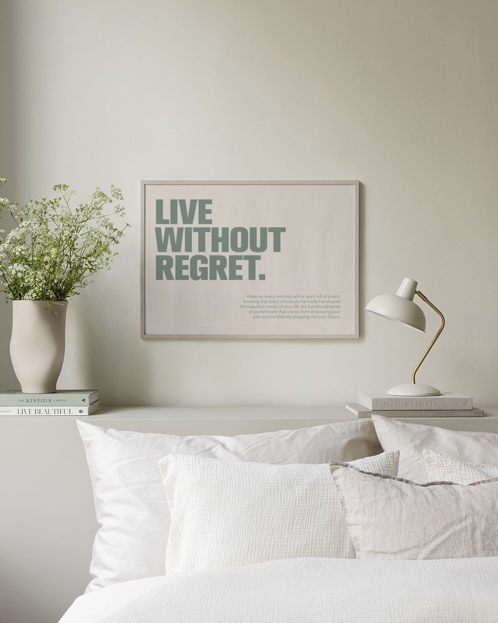 Live Without Regret Print