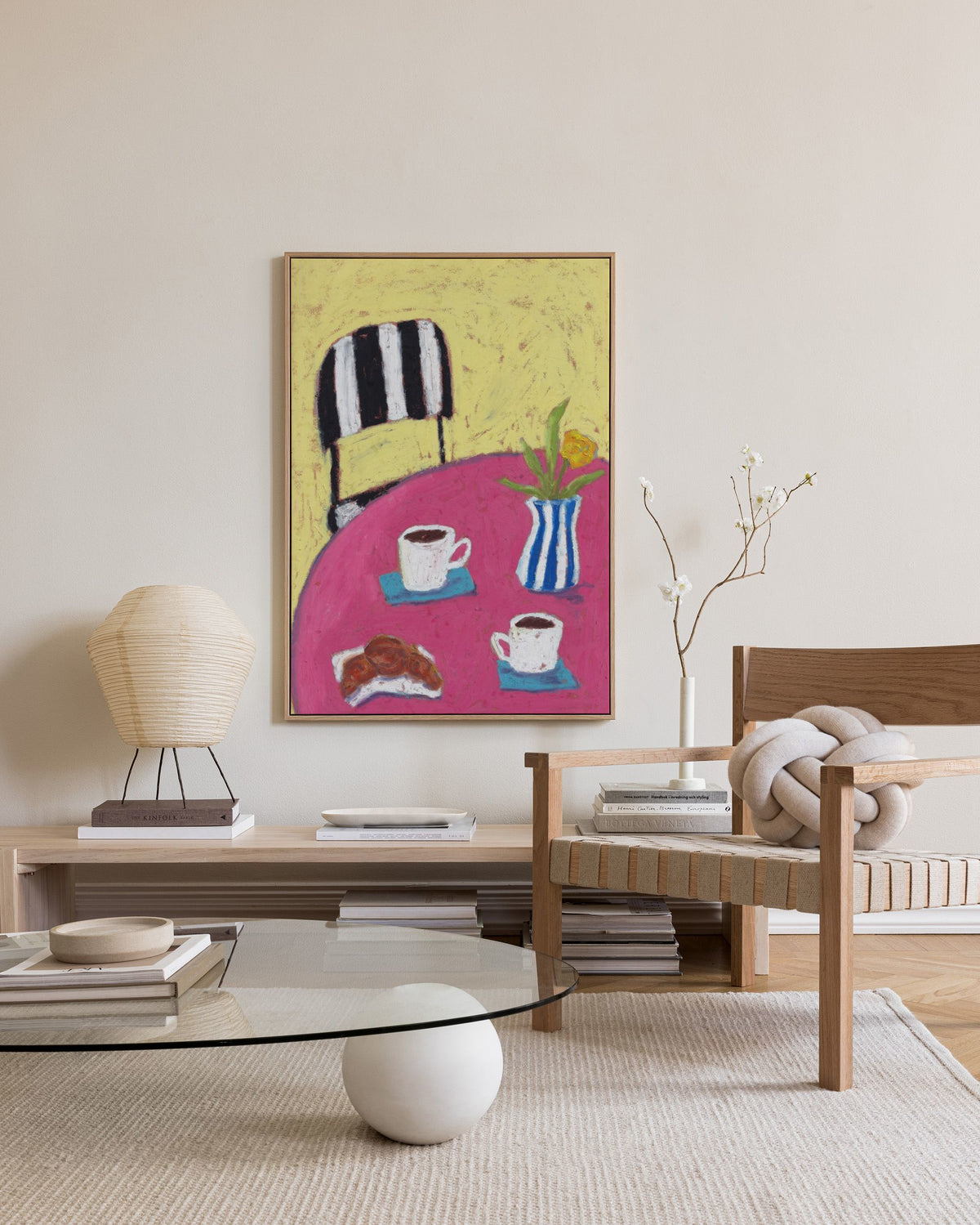 Hannah Durham - Coffee In The Sunshine Canvas print