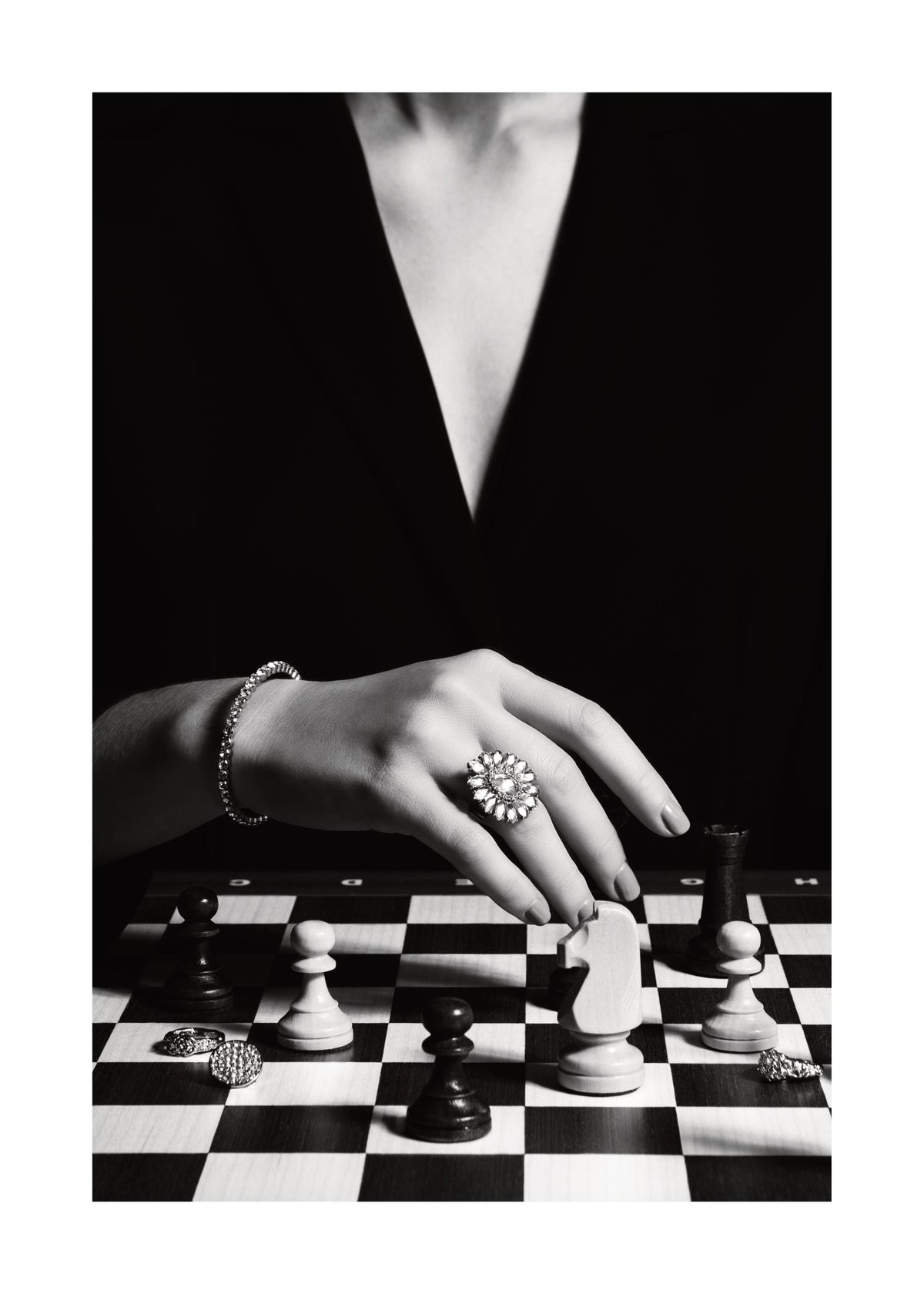 Playing Chess Print