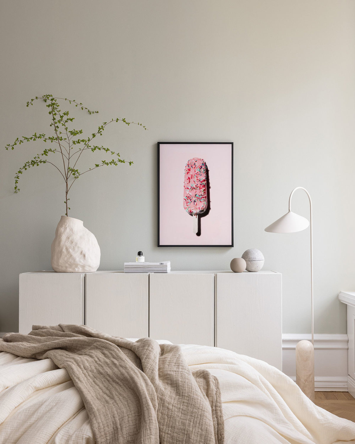 Pink Popsicle Canvas print