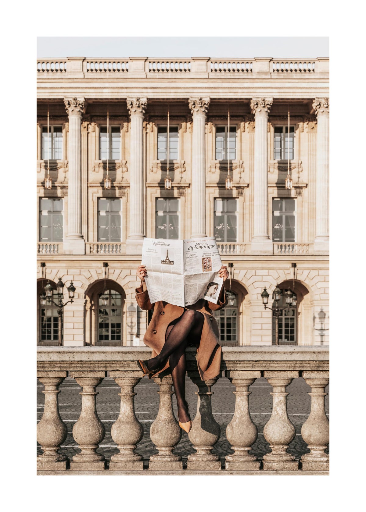 City Reading Print
