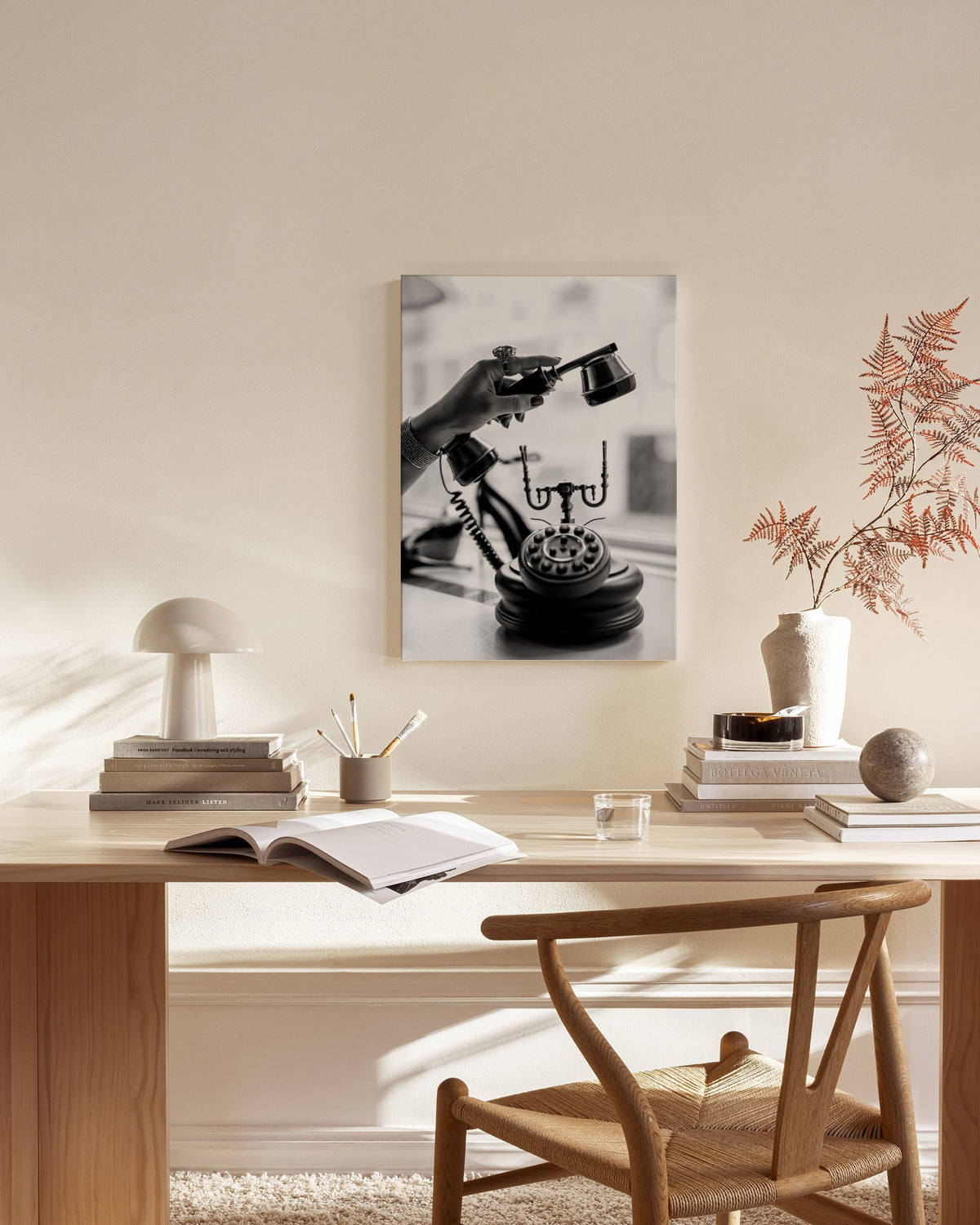 Vintage Call Canvas print