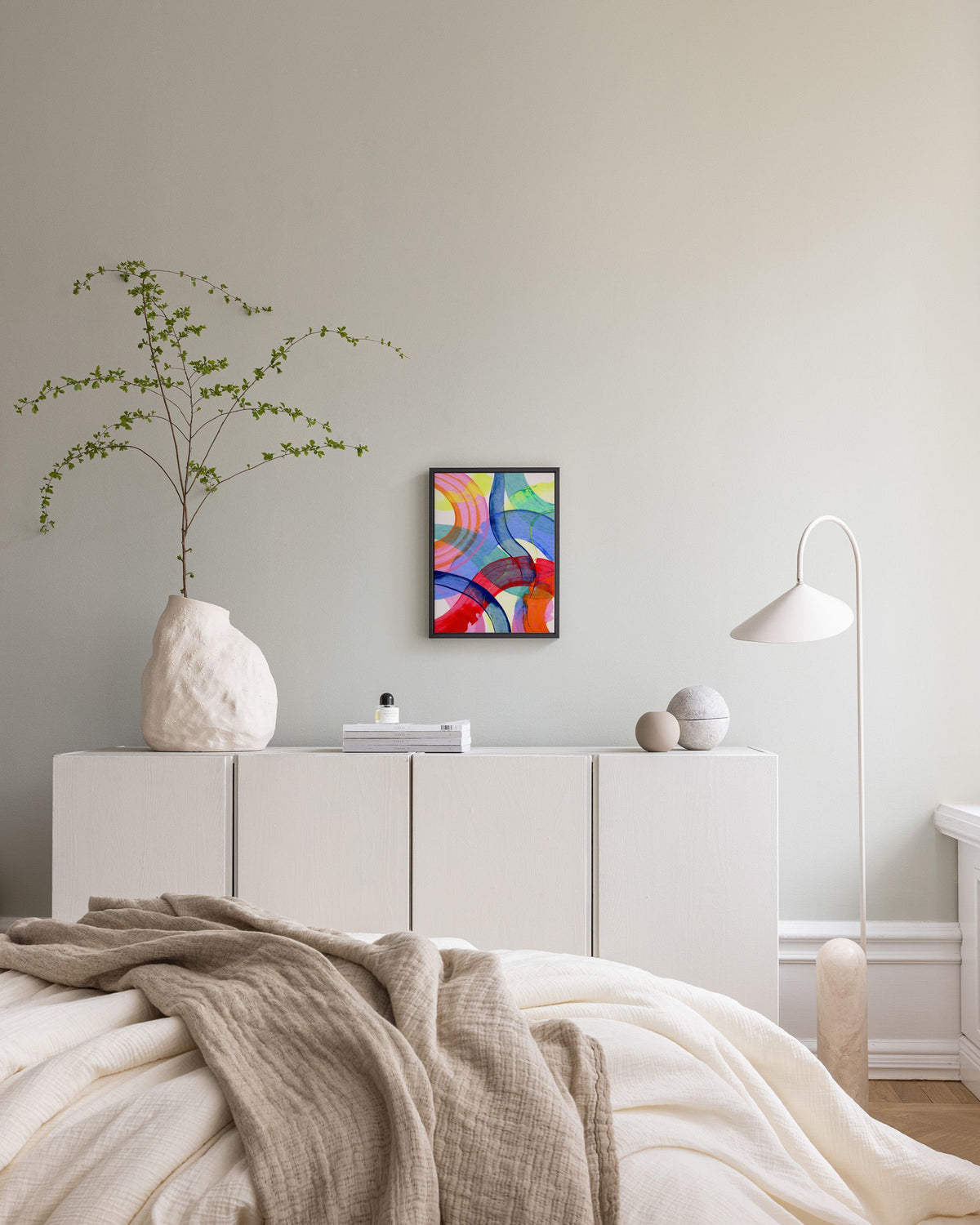 Colorful Paint Strokes Canvas print