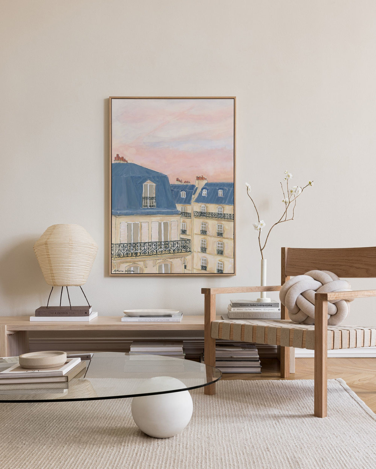 Katharina Puritscher - Parisian Sky Canvas print
