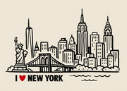 I Love New York Print