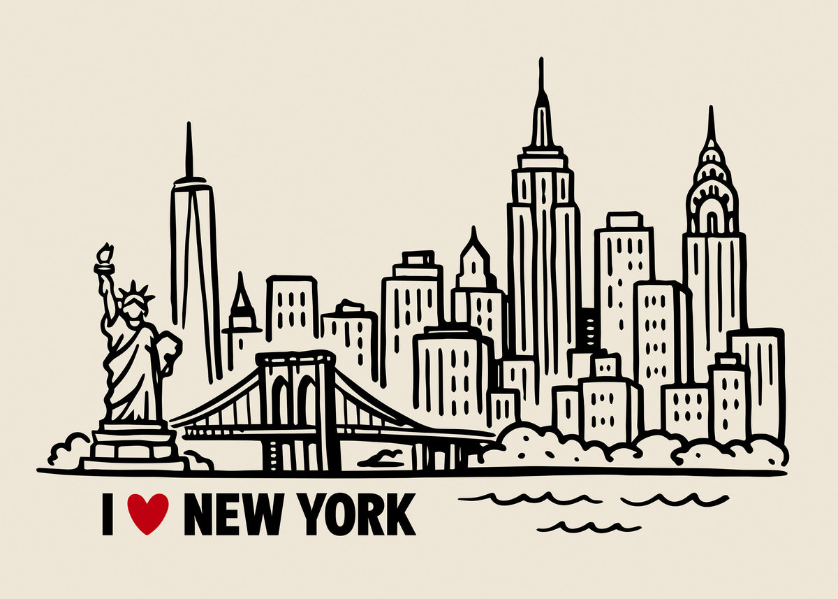 I Love New York Print