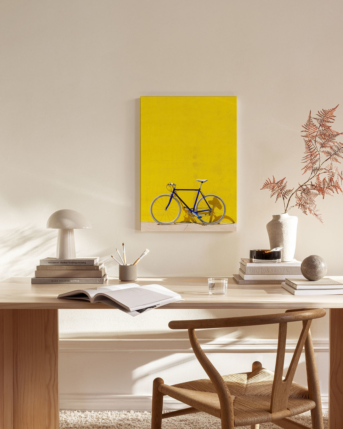 Yellow Bike Canvas print