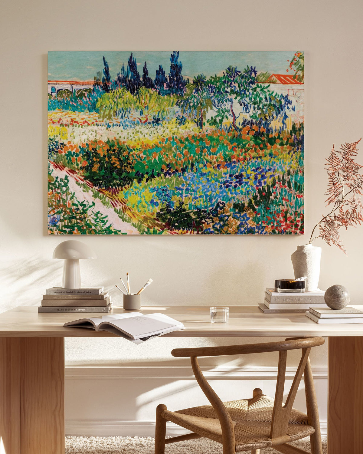 Van Gogh - Garden at Arles Landscape Canvas print