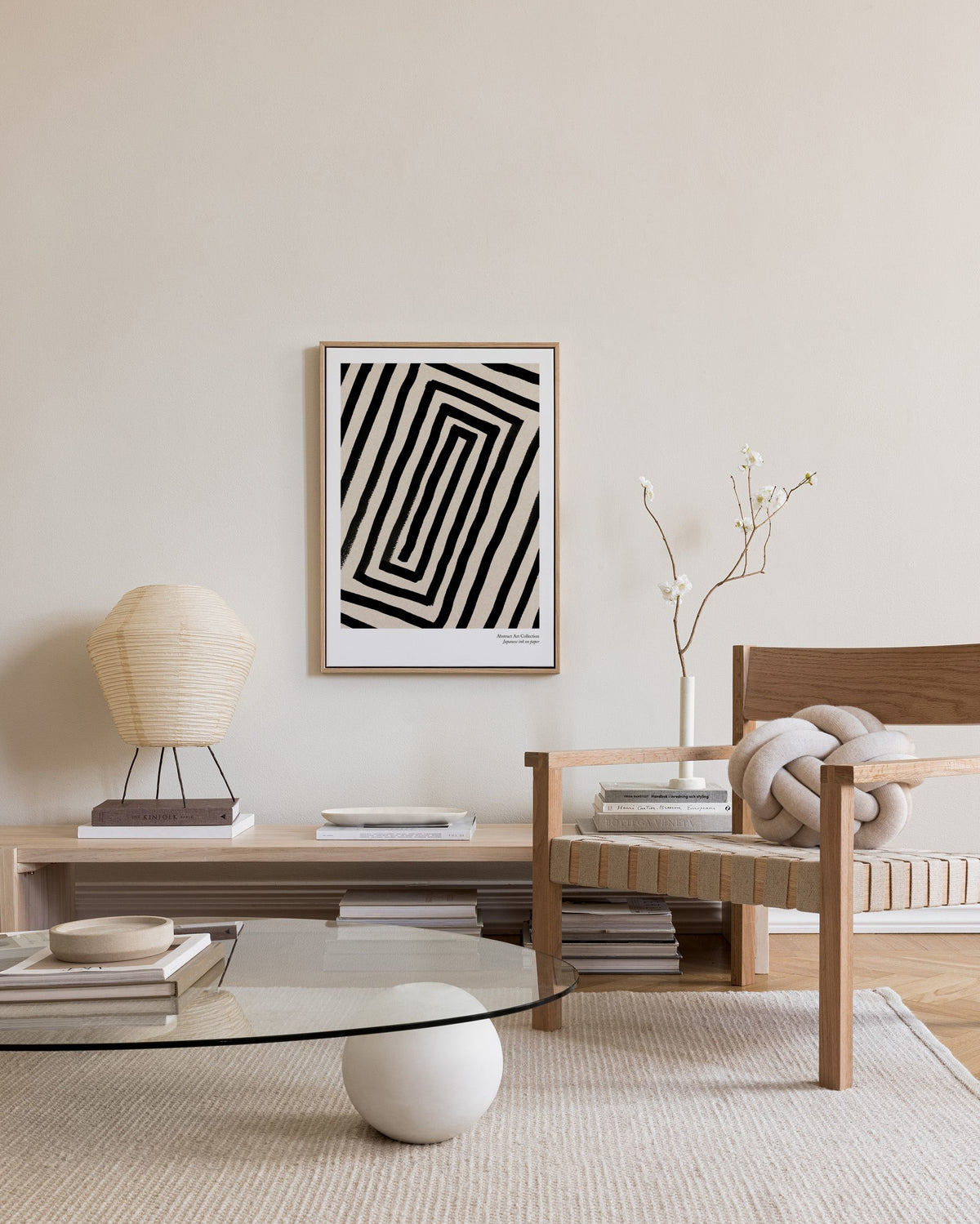 Japanese Ink No2 Canvas print