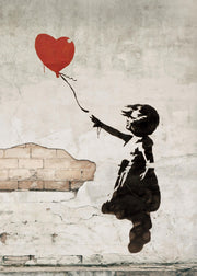 Girl With Love Balloon, Print