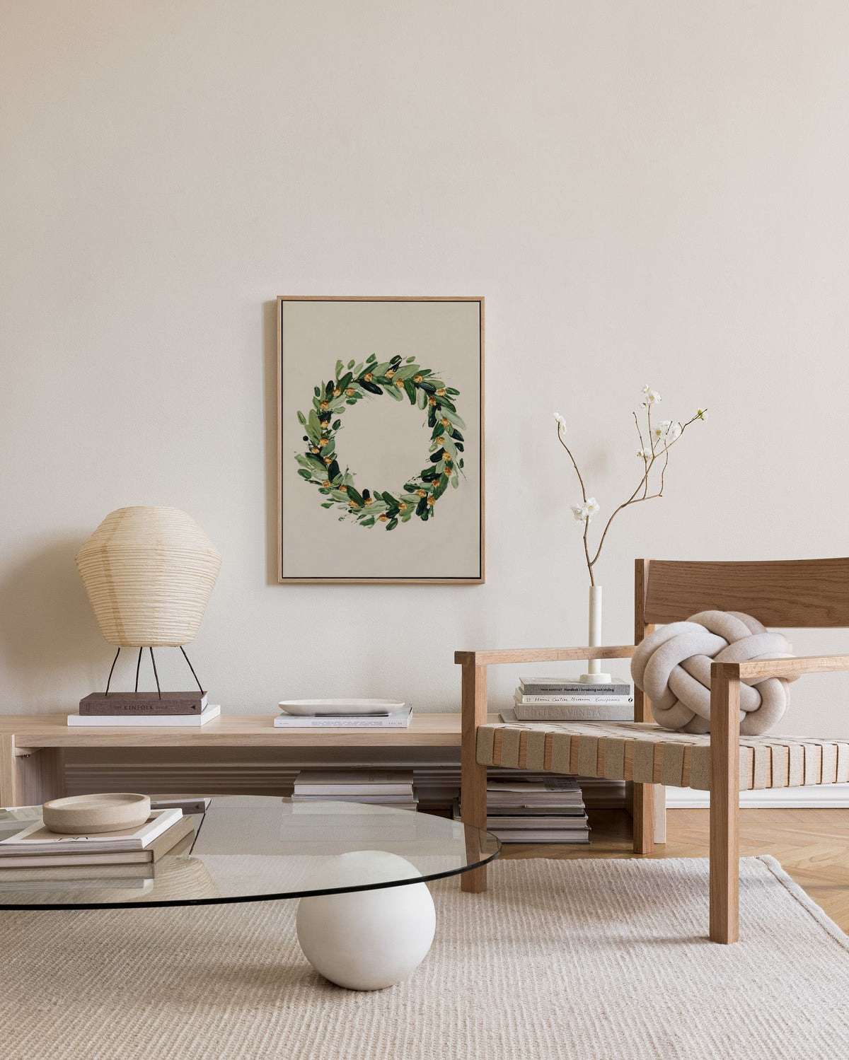 Winter Form Canvas print