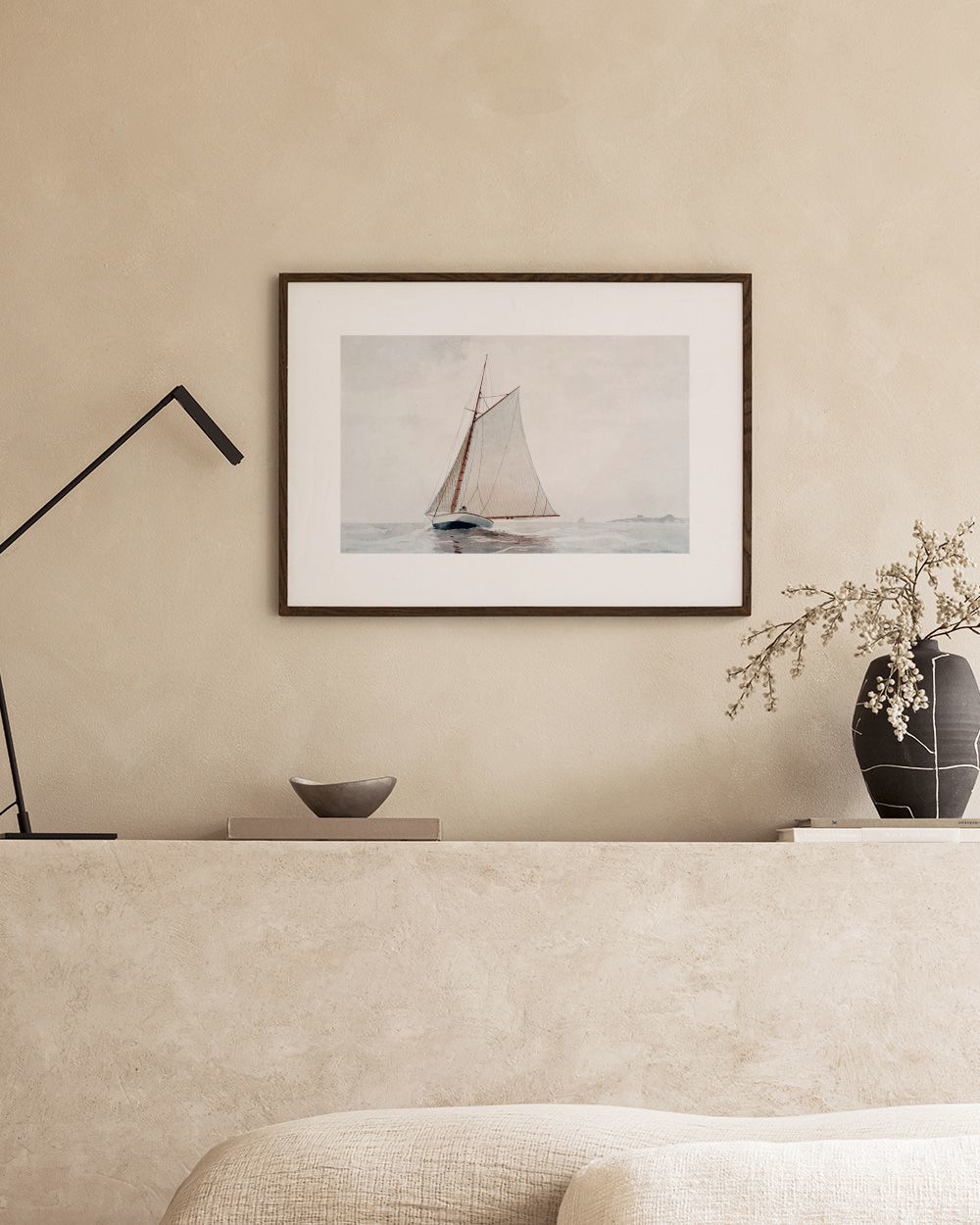 Winslow Homer - Sailing off Gloucester Print