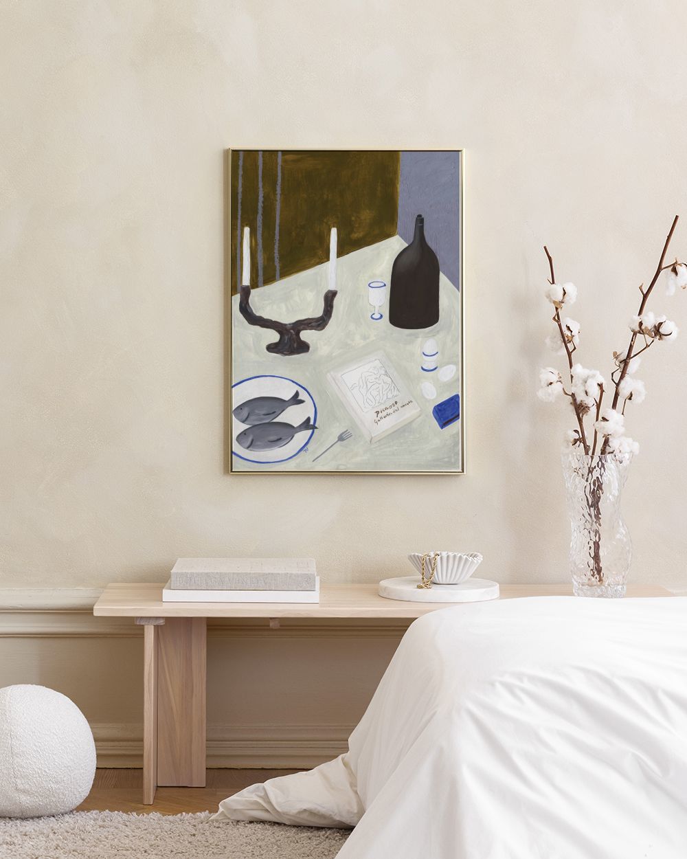 Isabelle Vandeplassche - Still Life with Fish  Print