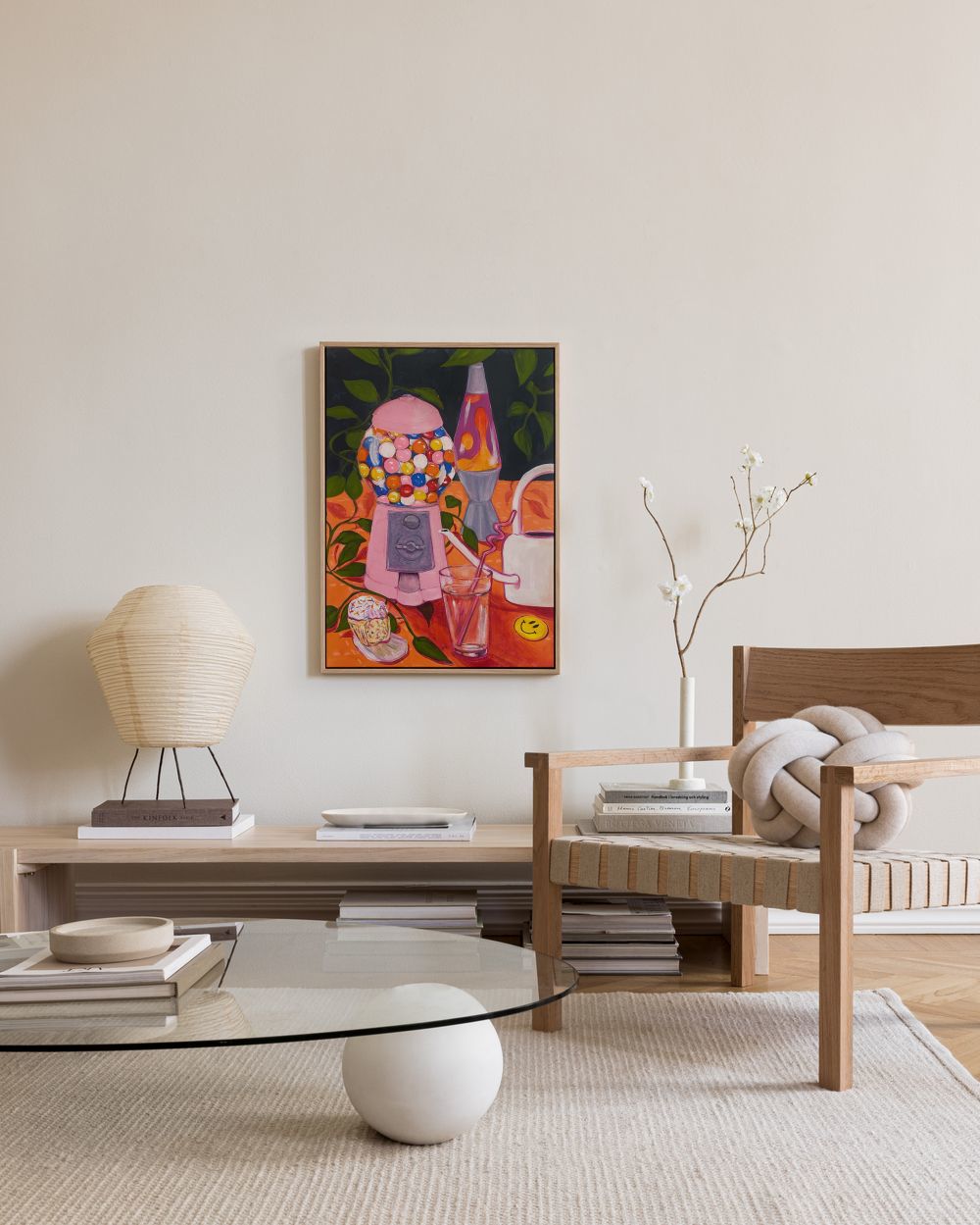 Lindsey Cherek - Still Life with Gumball Machine Canvas print