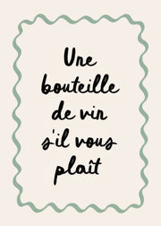 A Bottle of Wine Please Print
