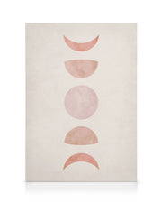 Pink Moon Phase Canvas print