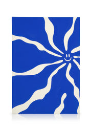 Happy Blue Flower Canvas print