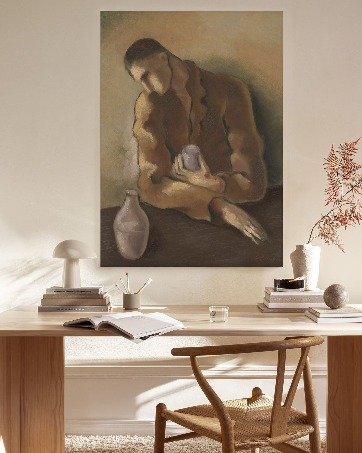 Mikuláš Galanda - Drunkard Canvas print