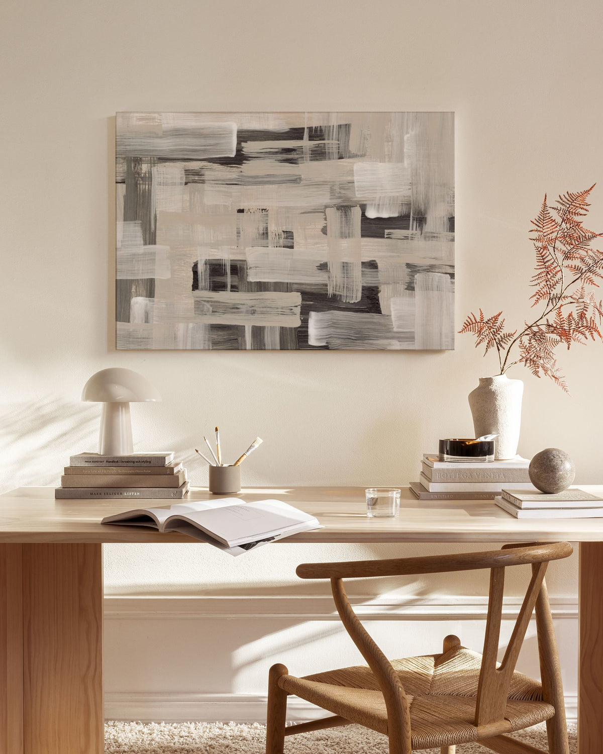Abstract Streaks Canvas print