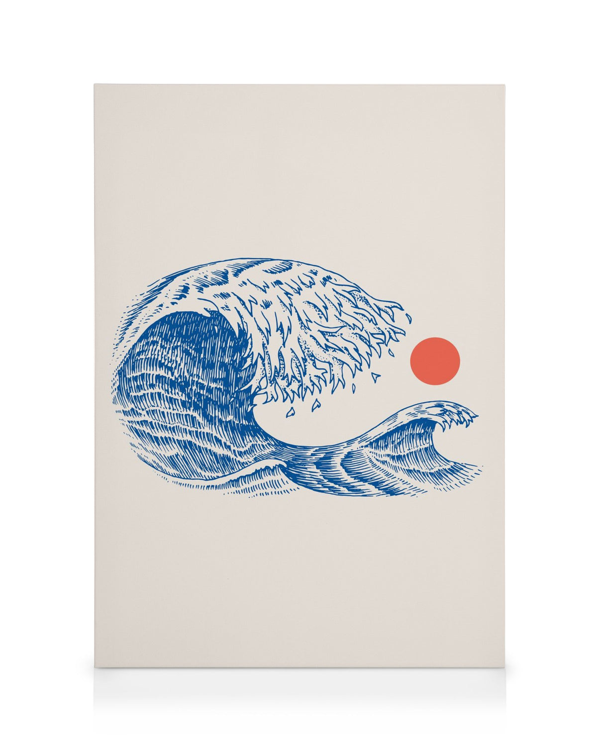 The Wave Canvas print