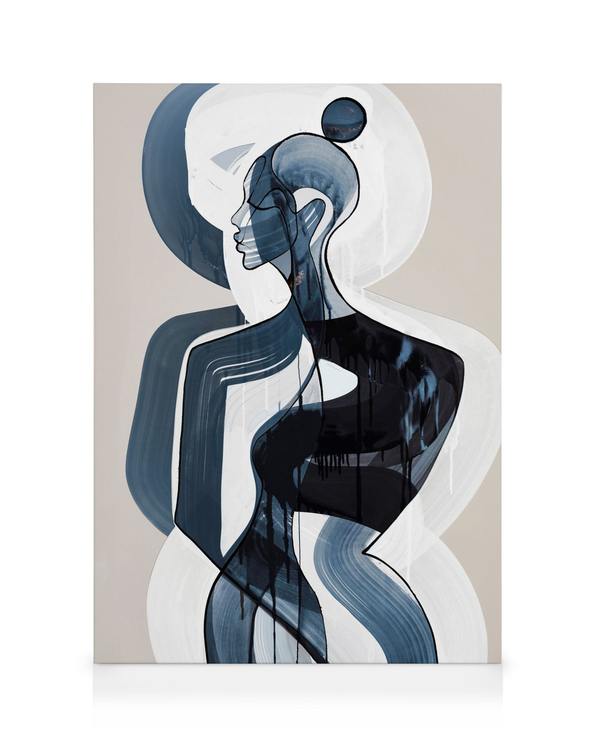 Peytil - Blau Serenity Canvas print
