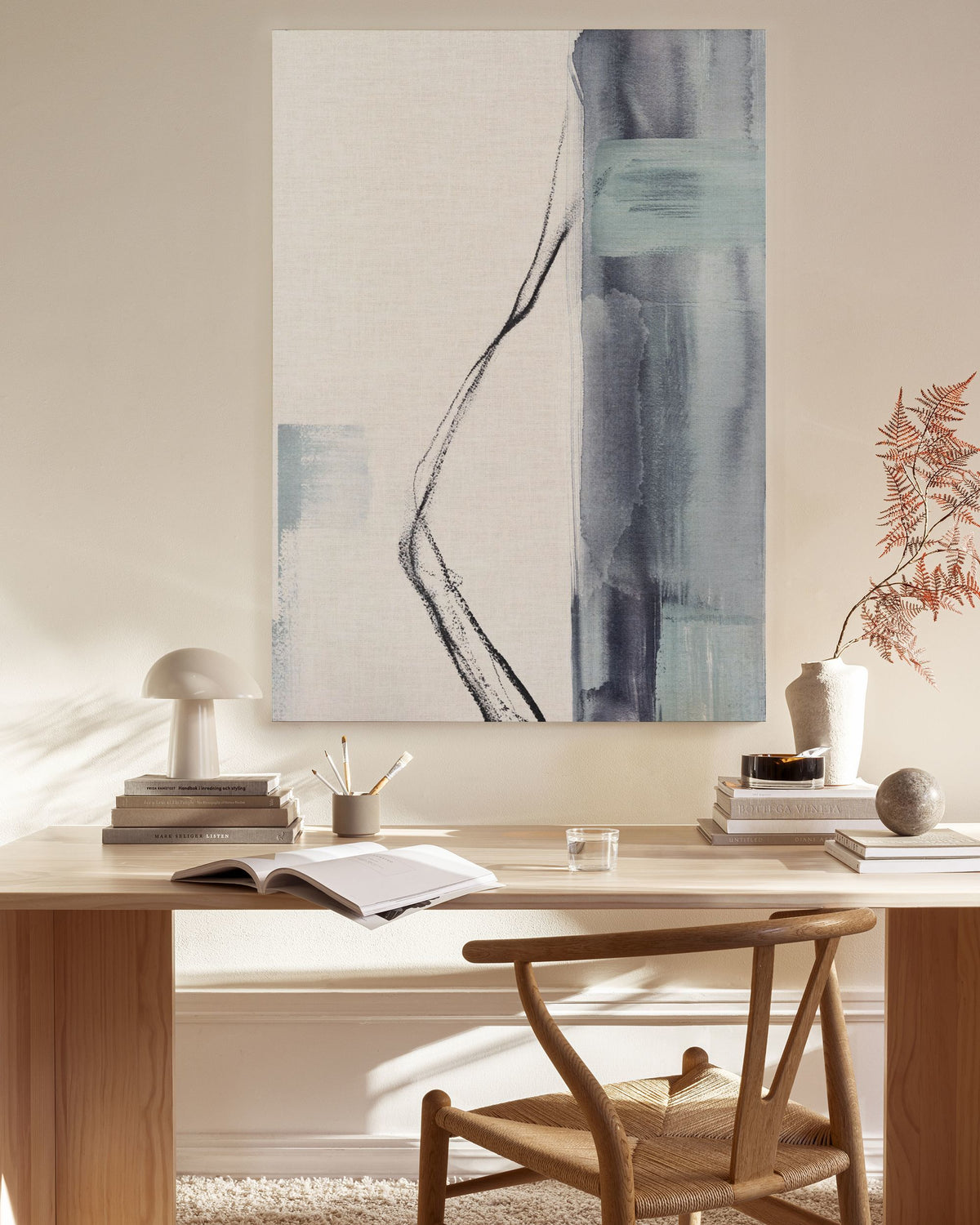 Calm Abstract Canvas print
