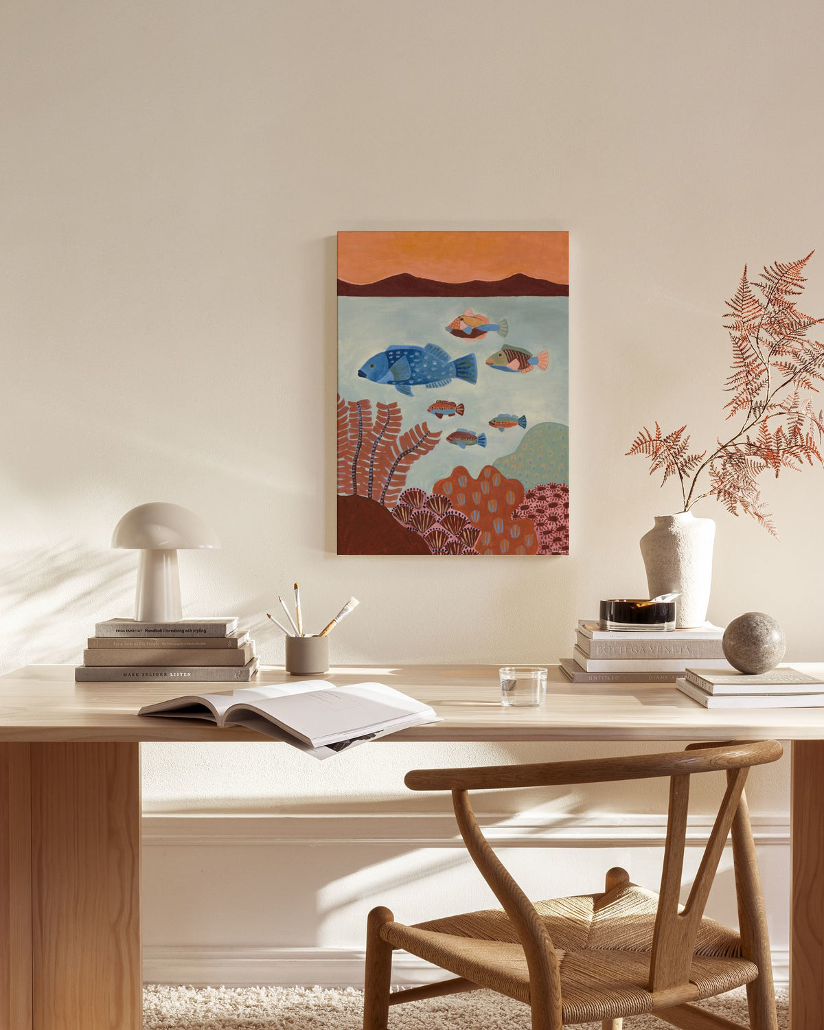 Karina Jambrak - A Swim in the Ocean Canvas print