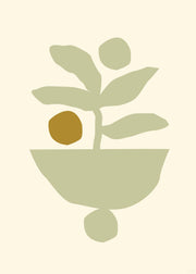 Berenice Hernandez - Maceta Beige Print