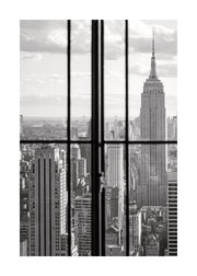 Manhattan Through a Window Print