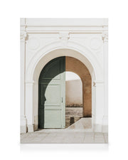 The Green Door Canvas print