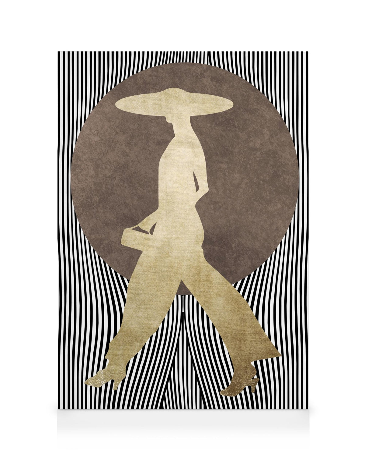 Boris Draschoff  Kubistika - La Madame Noir Canvas print