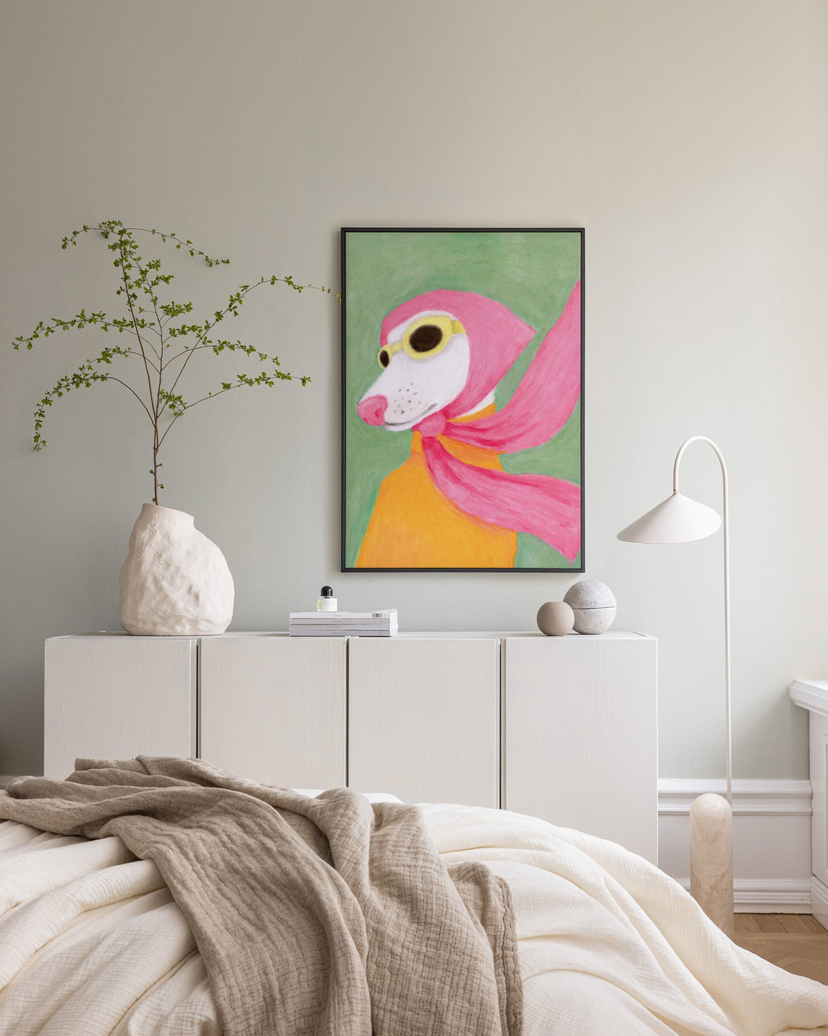 Vintage Doggo Canvas print