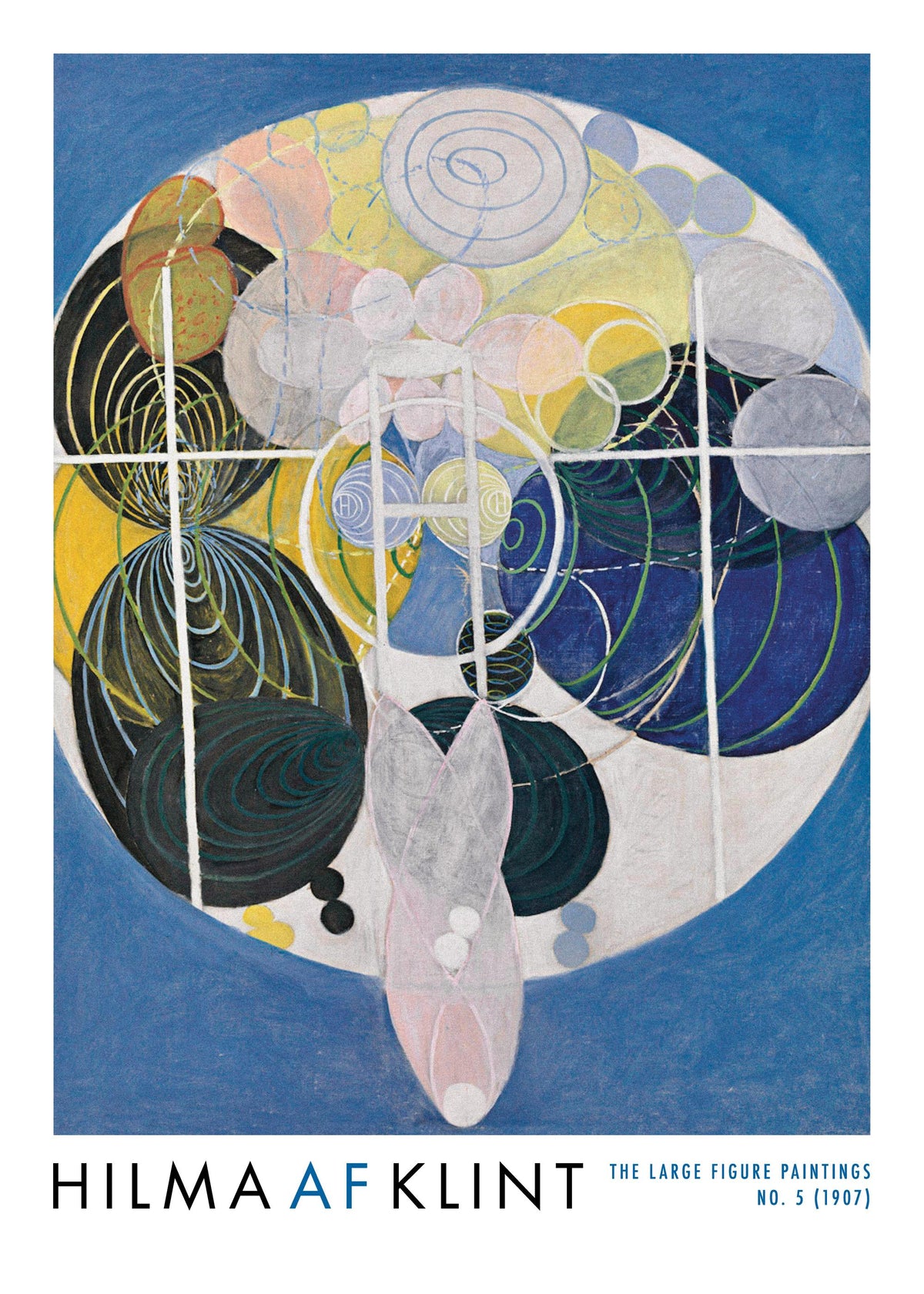 Print - The Large Figure Paitings No.5 by Hilma af Klint