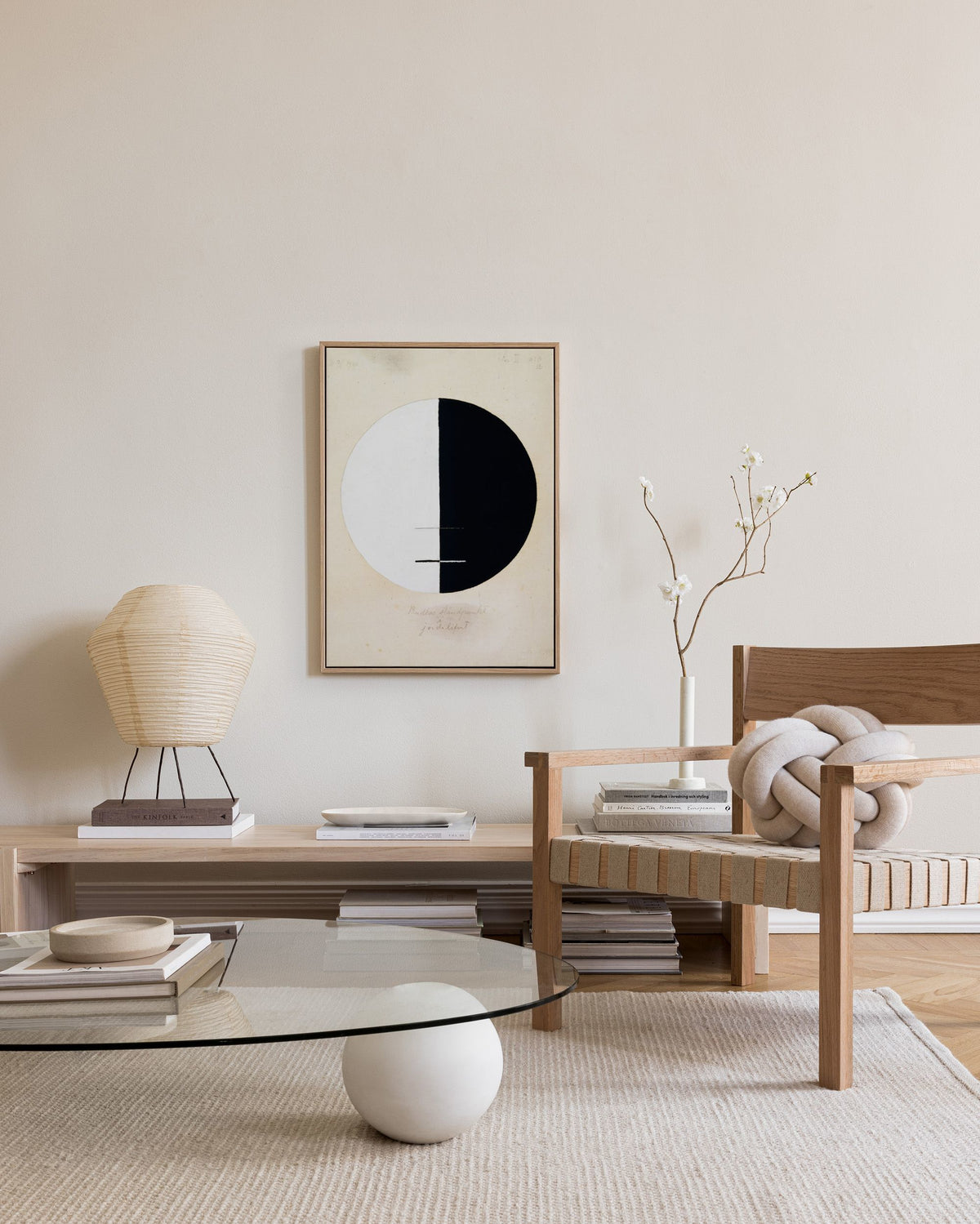 Canvas print - Buddha's Standpoint in the Earthly Life, No.3a by Hilma af Klint