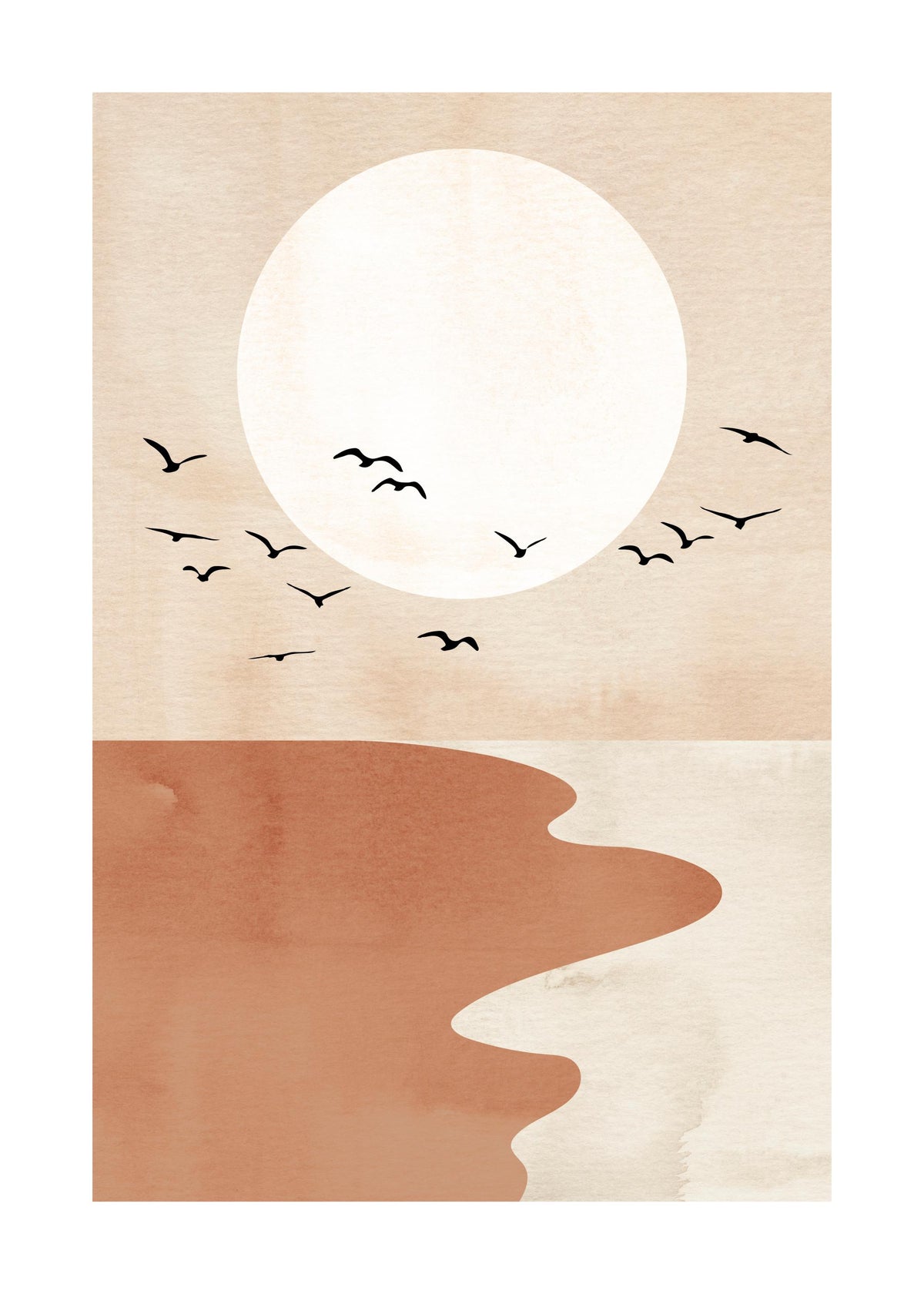 Sunset Beach Print