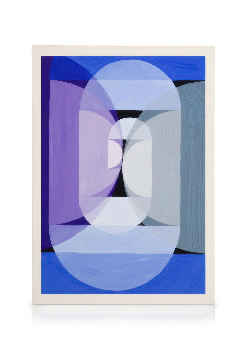 Joseph Schillinger - Blue Gray Violet Wheel Canvas print