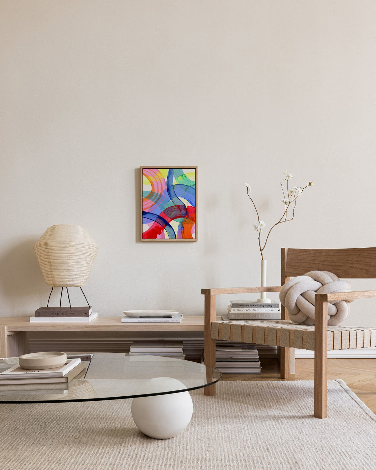 Colorful Paint Strokes Canvas print