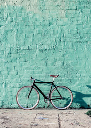 Mint Bike Print