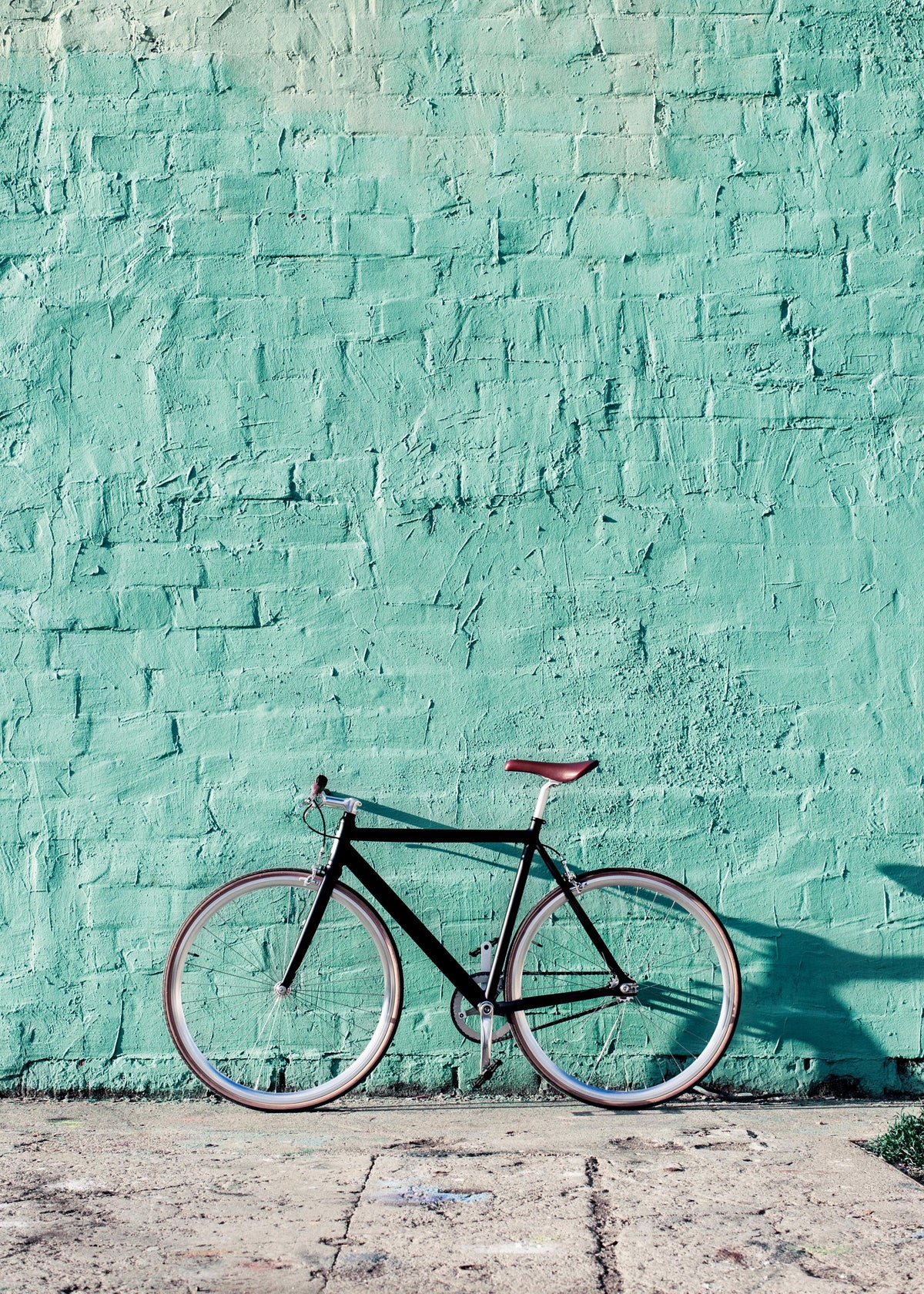 Mint Bike Print