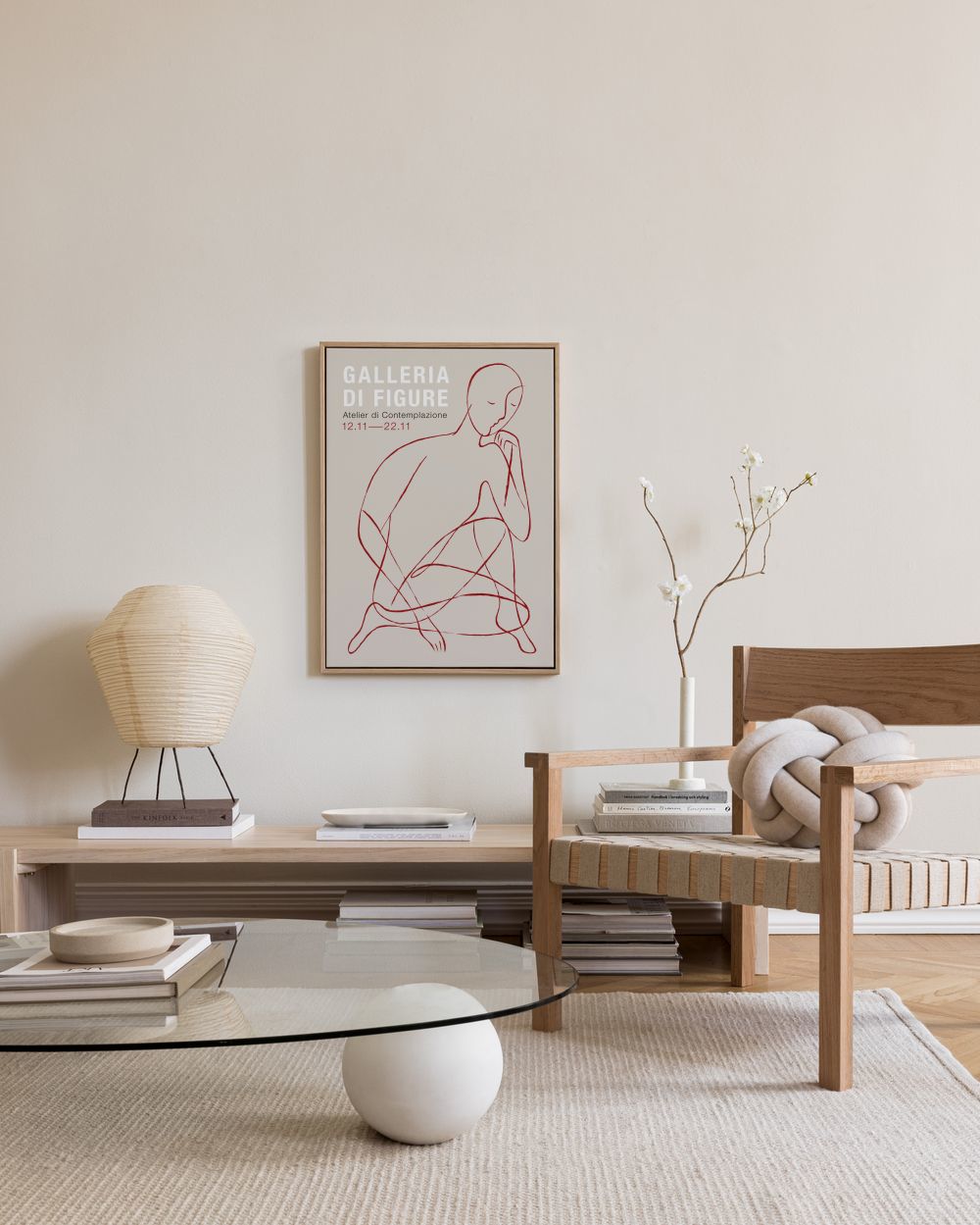 Gallery of Figures Canvas print