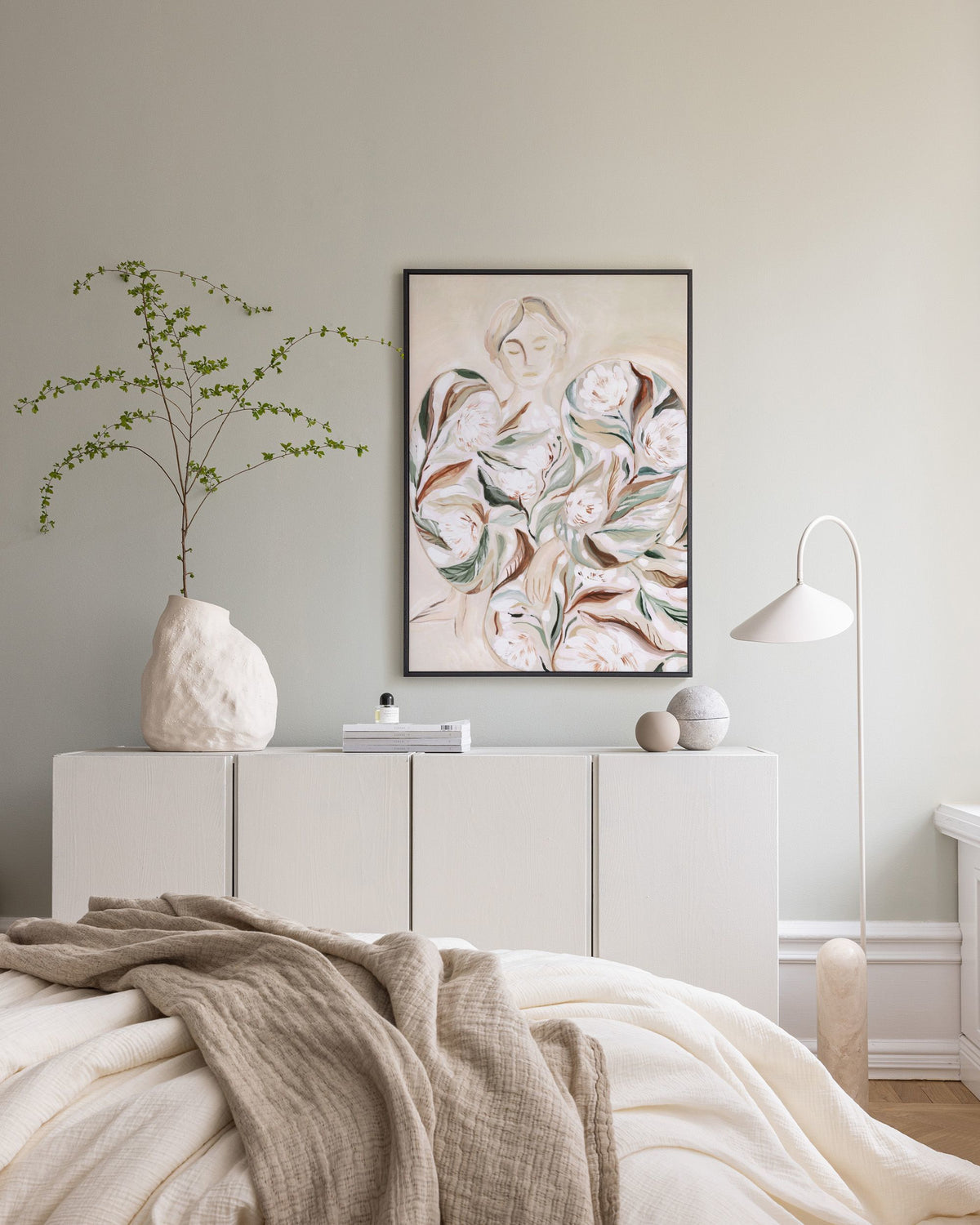 Flower Dress Canvas print