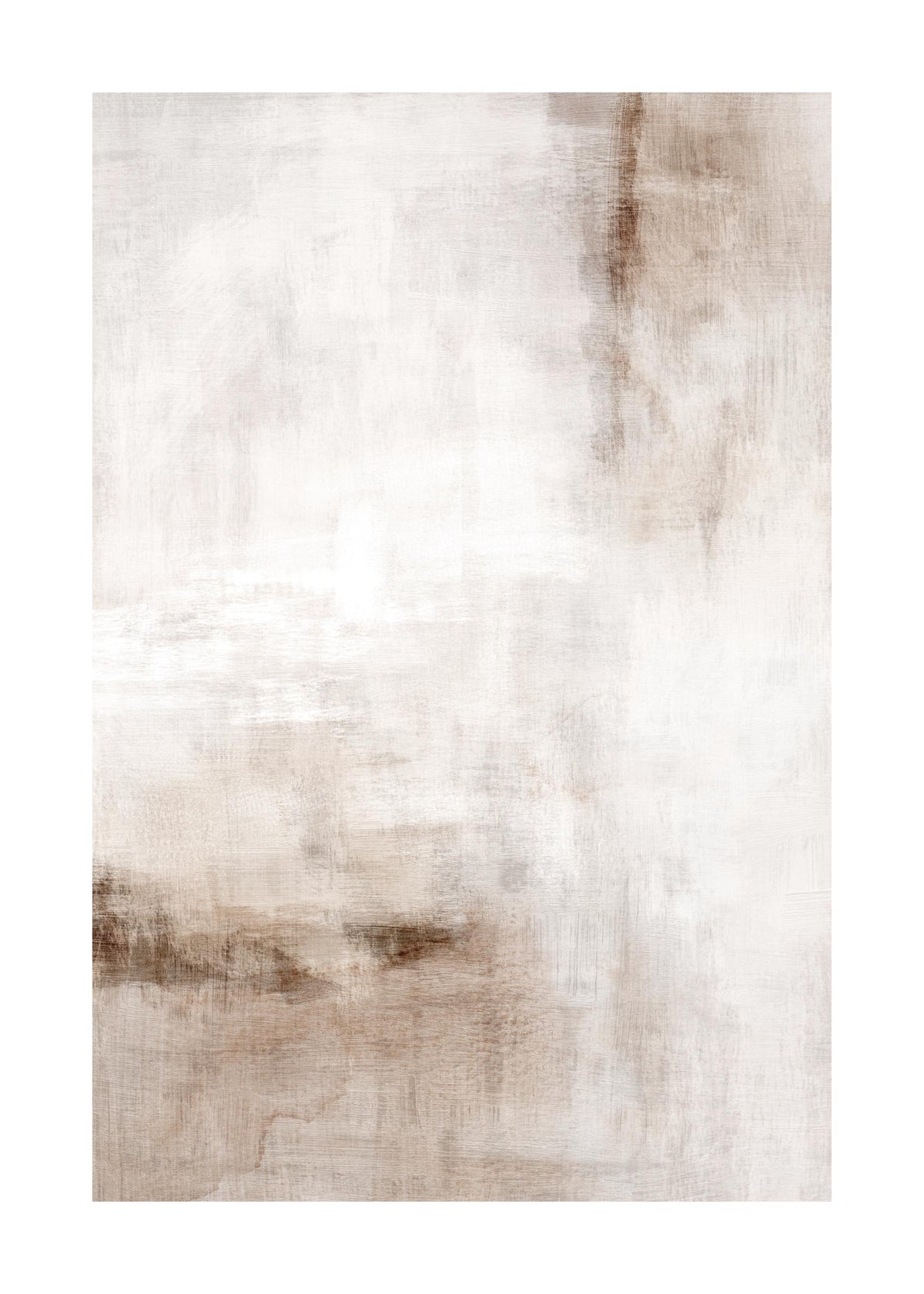 Beige Abstract Painting No2 Print