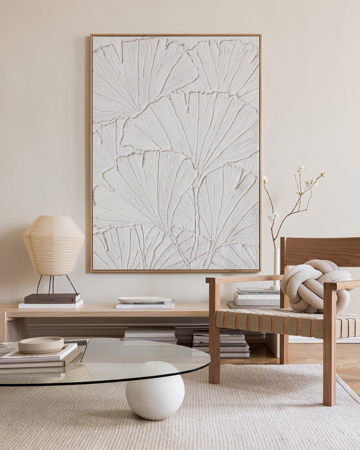 Ginkgo Texture Canvas print