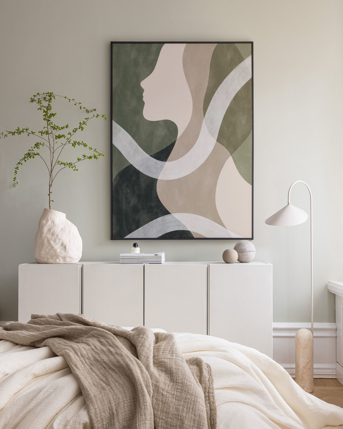 Shapes of a Face No2 Canvas print